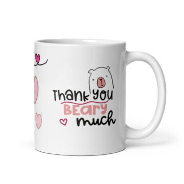 I Love You Ayıcık Temalı Sevgililer Günü Seramik Kupa Bardak