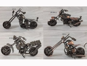 Metal Model Maket Motosiklet Biblo