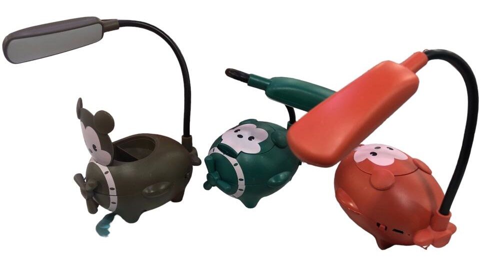 Usb Şarjlı Uçak Tasarımlı Masa Lambası Kalemlik