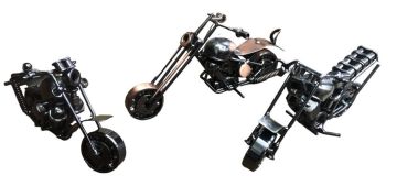 Motorsiklet Maketi Metal Bilyeli (14 cm)