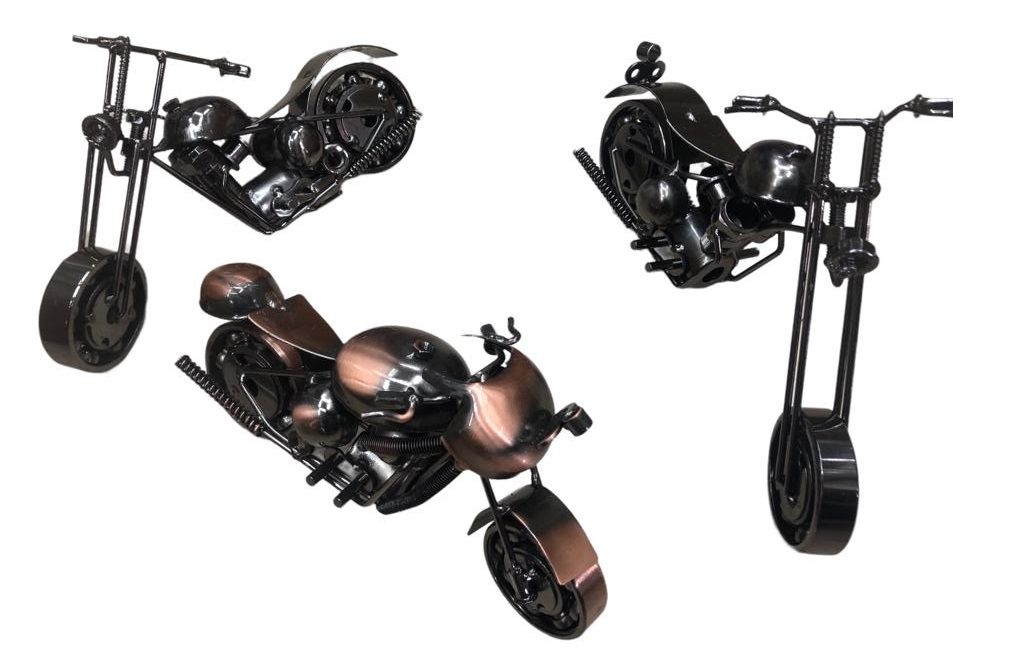 Motorsiklet Maketi Metal Bilyeli (19 cm)