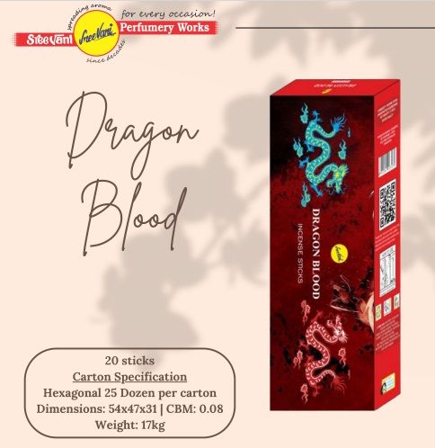 Sree Vani Dragon Blood Çubuk Tütsü İncense Sticks (120 Adet)