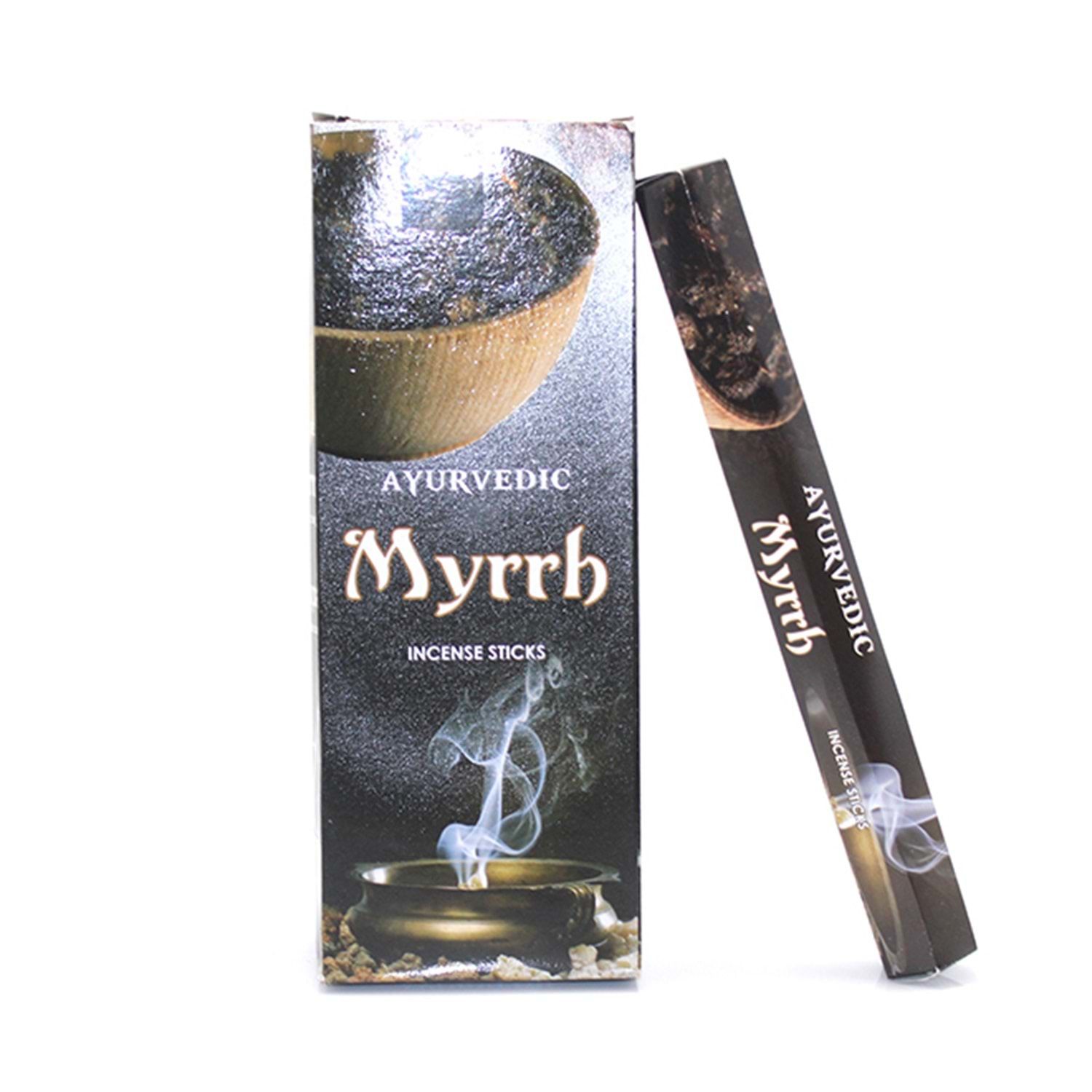 Ayurvedic Myrrh Kokulu Çubuk Tütsü İncense Sticks (120 Adet)