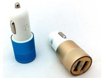 Çift USB Girişli Araç Çakmak Şarj Aleti
