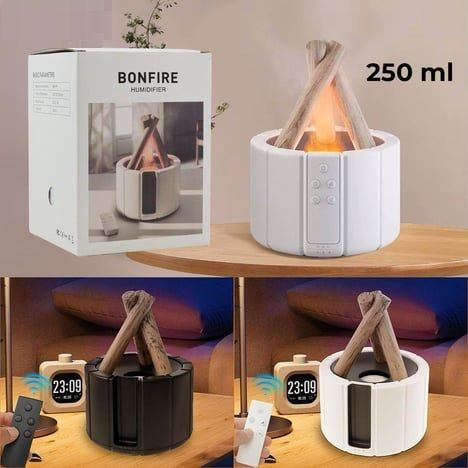 Dekoratif Odun Ateşi Oda Nemlendirici Buhar Makinesi