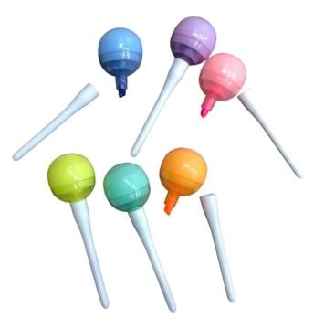 Lolipop Tasarımlı Keçeli Kalem 6'lı