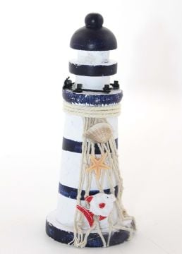 Dekoratif Hediyelik Ahşap Marin Deniz Feneri