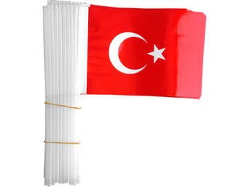 Çıtalı Sallama Türk Bayrağı (80 Adet)