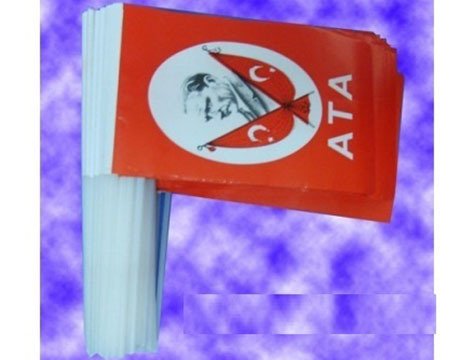 Çıtalı Sallama Atalı Bayrak (100 Adet)