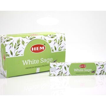Hem White Sage Nature Masala Premium Çubuk Tütsü (12 x 15gr)