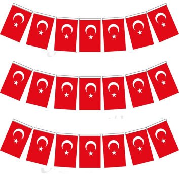 İpe Dizili Türk Bayrağı