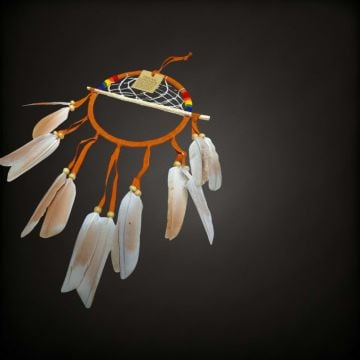 Boncuklu Ve Dallı Rüya Kapanı Dream Catcher