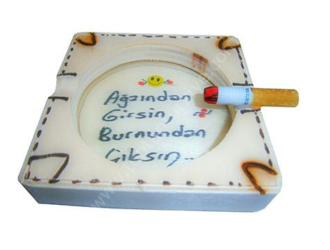 Ahşap Mesajlı Küllük