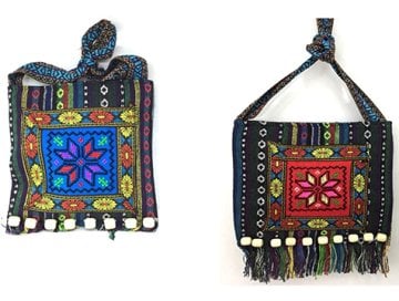 Kilim Desenli Heybe Çanta