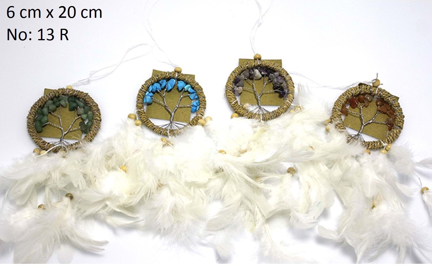 Renkli Ağaç Tasarımlı Rüya Düş Kapanı Dream Catcher