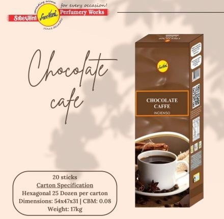 Sree Vani Chocolate Coffee Çubuk Tütsü Incense Sticks (120 Adet)