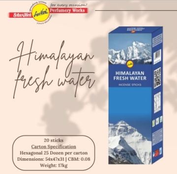 Sree Vani Himalayan Fresh Water Çubuk Tütsü Incense Sticks (120 Adet)