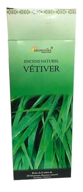 Aromatika Vetiver Yeşi Bitki Kokulu Çubuk Tütsü (120 Adet)