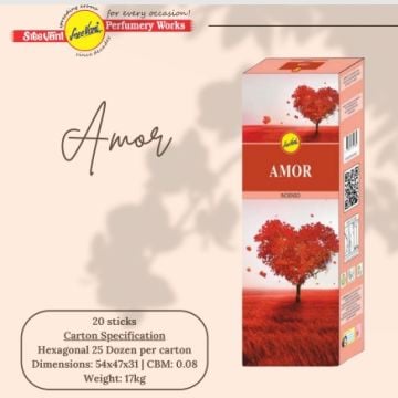 Sree Vani Amor (Aşk) Çubuk Tütsü Incense Sticks (120 Adet)