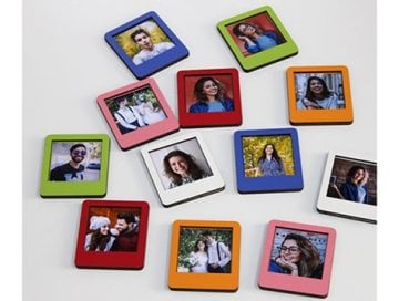 12 Fotoğraflı Ahşap Çerçeve Kutusu