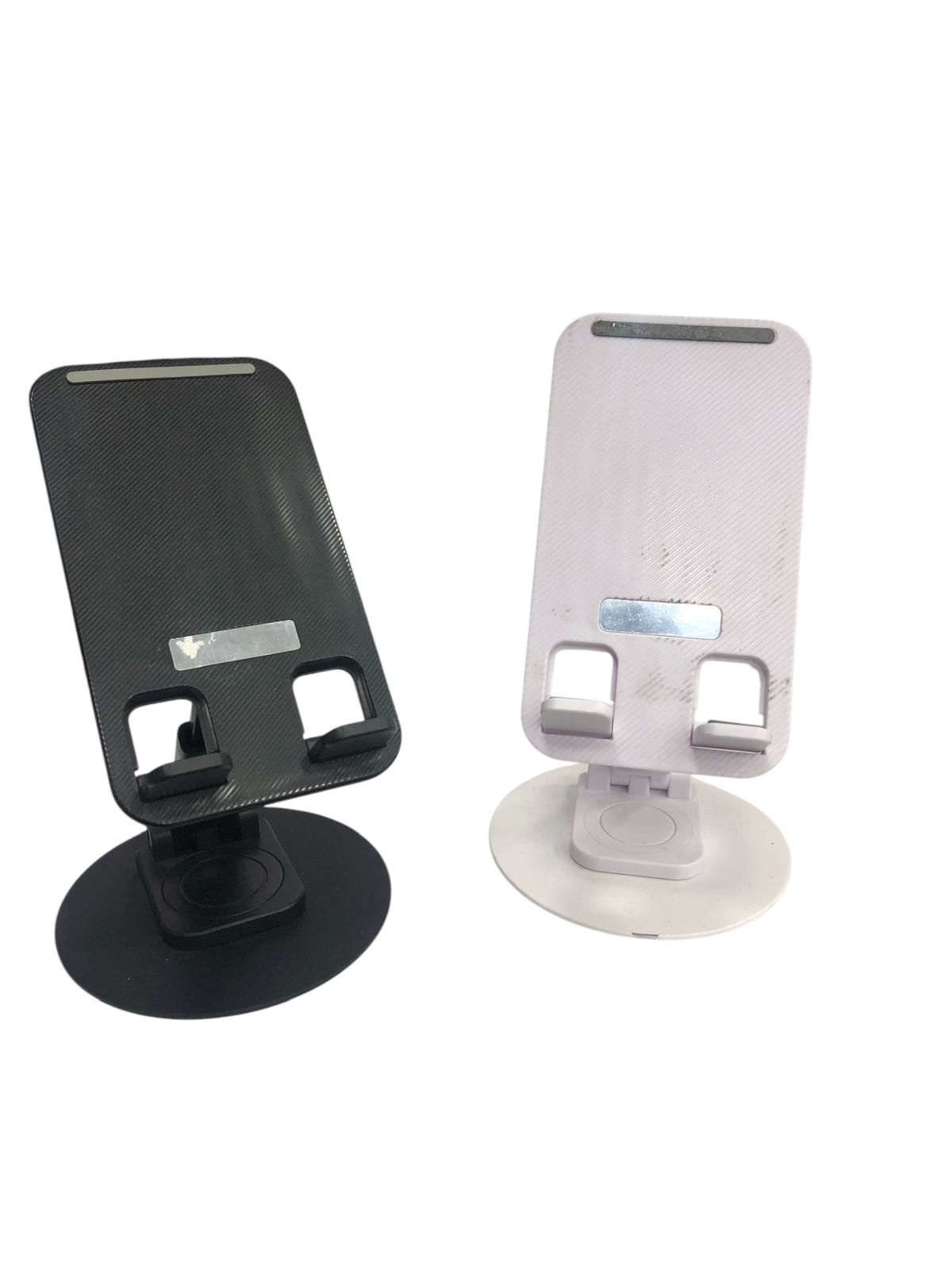 Masaüstü 360 Derece Dönen Metal Tabanlı Telefon Tutucu Stand