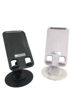 Masaüstü 360 Derece Dönen Metal Tabanlı Telefon Tutucu Stand