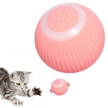 Led Işıklı Otomatik Yuvarlanan Kedi Oyun Topu