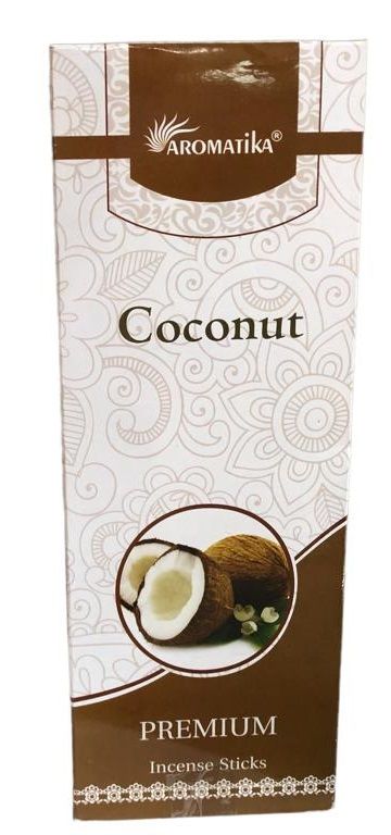 Aromatika Coconut Hindistan Kokulu Çubuk Tütsü (120 Adet)