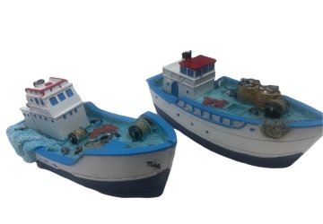 Dekoratif Marin Polyester Balıkçı Teknesi