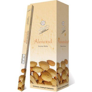 Flute Almond Incense Sticks Badem Çubuk Tütsü  (120 Adet)