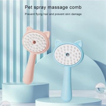 Kedi ve Köpekler İçin Kulaklı Buharlı Masaj Fırçası