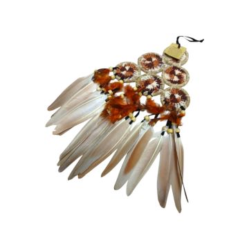 Hasır Örme Piramit Model Dreamcatcher Rüya Kapanı