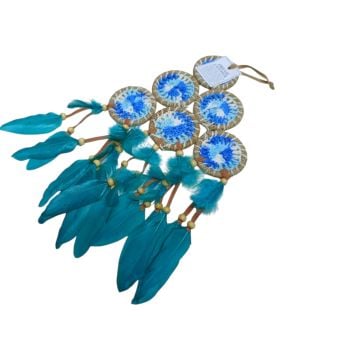 Hasır Örme Piramit Model Dreamcatcher Rüya Kapanı