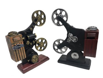Nostaljik Film Makinesi Tasarımlı Polyester Kumbara Biblo