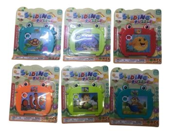 Çocuklar İçin Eğitici Öğretici Kaydırmalı Puzzle Bulmaca Yapboz