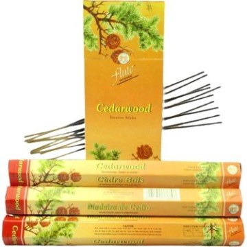 Flute Cedarwood Sedir Ağacı Çubuk Tütsü Incense Sticks (120 Adet)