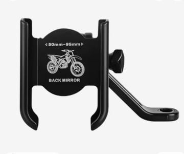 Metal Motosiklet Aynasına Takılan Telefon Tutucu