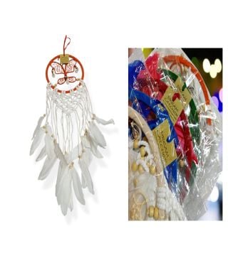 Örgülü Kelebek Tasarım Dreamcatcher Rüya Kapanı