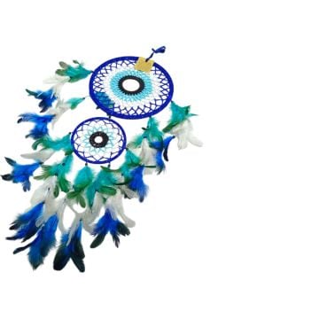 Örgülü 2'li Çakra Tasarım Dreamcatcher Rüya Kapanı