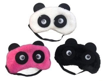 Panda Tasarım Göz Maskesi Uyku Bandı