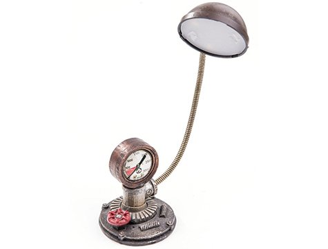 Retro Tasarımlı Makine Parçası Dekoratif Masa Lambası