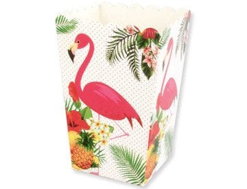 Karton Flamingo Cips Kutusu (10 Adet)