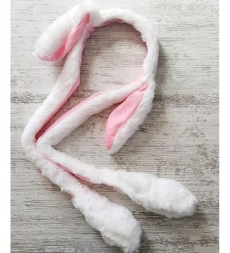 Peluş Hareketli Tavşan Kulaklı Taç