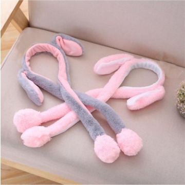 Peluş Hareketli Tavşan Kulaklı Taç