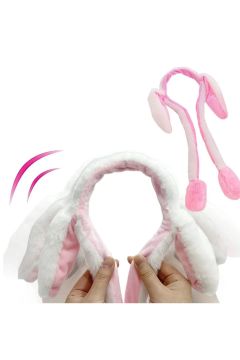 Peluş Hareketli Tavşan Kulaklı Taç