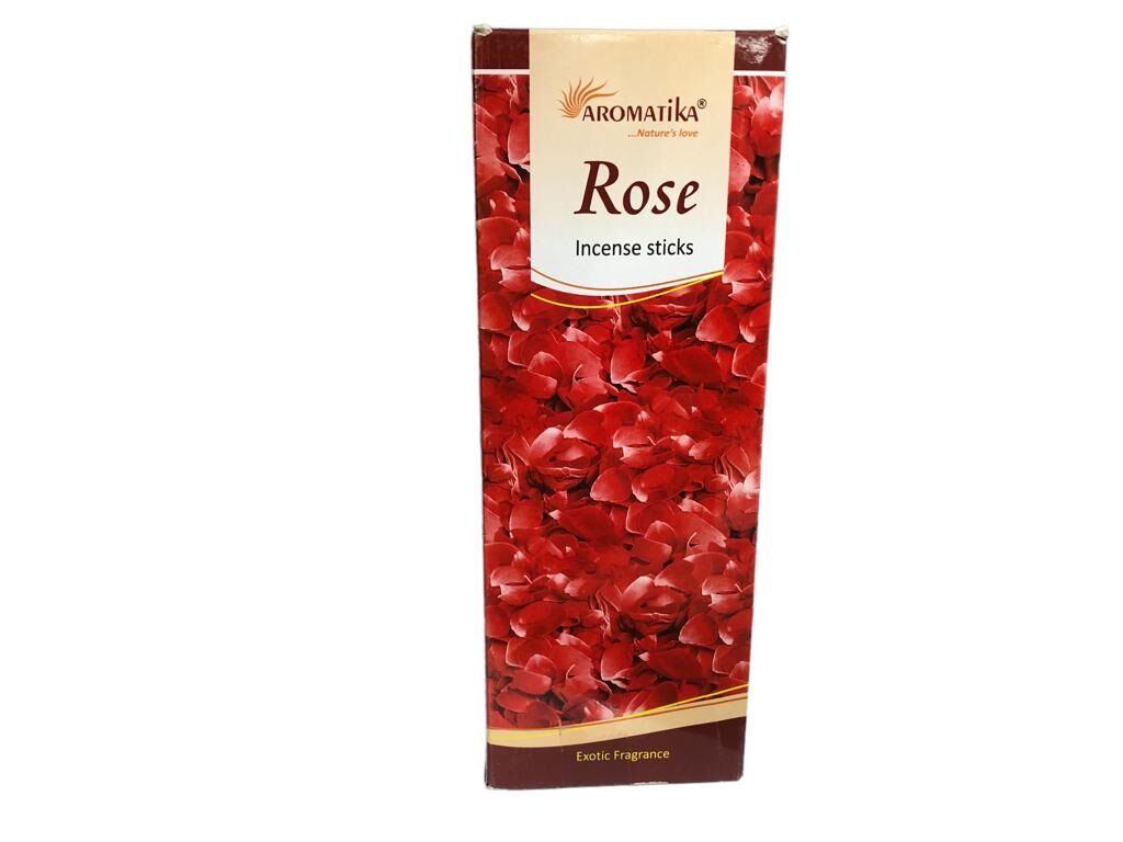 Aromatika Rose Gül Kokulu Çubuk Tütsü Incense Sticks (120 Adet)