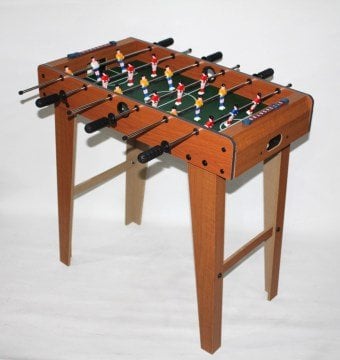 Ahşap Langırt Futbol Oyunu Üç Kollu Ayaklı