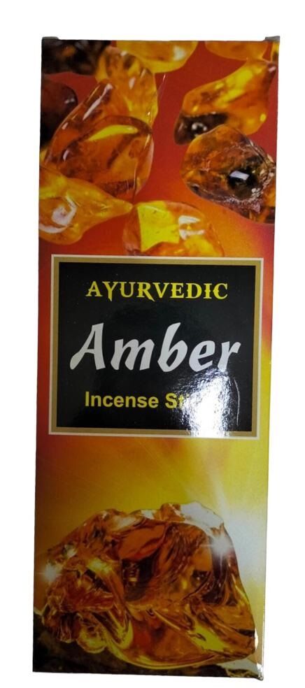 Ayurvedic Amber Kokulu Çubuk Tütsü İncense Sticks (120 Adet)