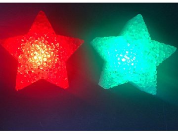 Dekoratif Kristal Işıklı Yıldız Gece lambası