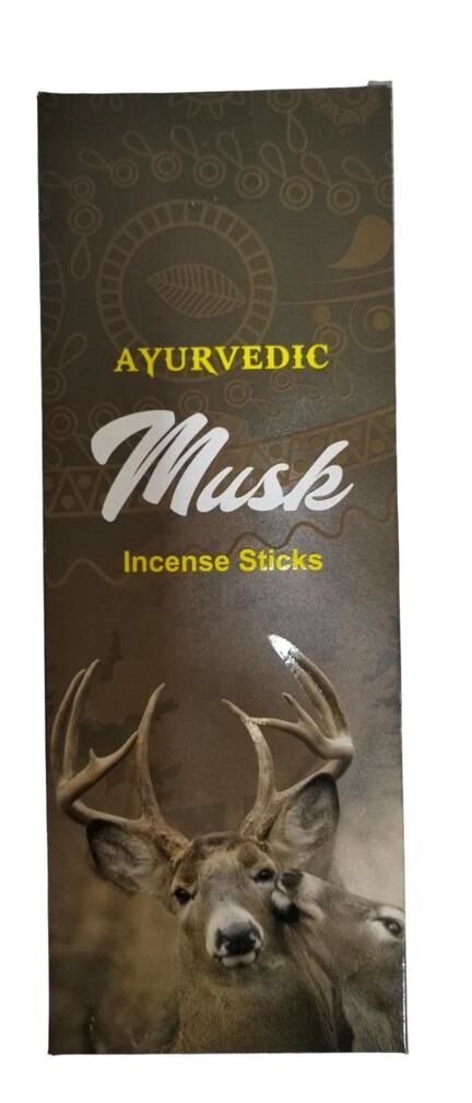 Ayurvedic Musk Kokulu Çubuk Tütsü İncense Sticks (120 Adet)